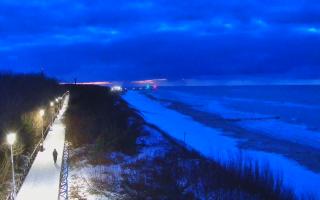 Dziwnów plaża - zachód - 14-02-2026 16:46
