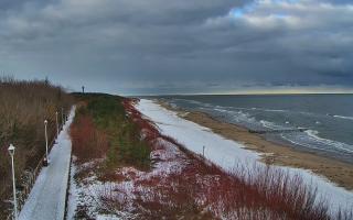 Dziwnów plaża - zachód - 15-02-2026 08:42