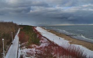 Dziwnów plaża - zachód - 15-02-2026 08:57