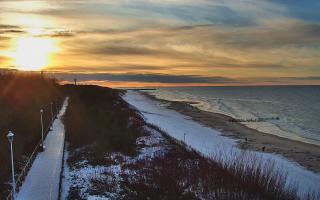 Dziwnów plaża - zachód - 15-02-2026 15:32
