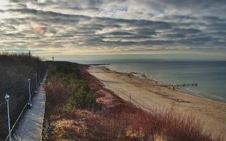 Dziwnów plaża - zachód - 25-02-2026 13:53