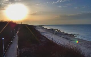 Dziwnów plaża - zachód - 26-02-2026 15:41
