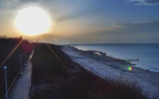 Dziwnów plaża - zachód - 26-02-2026 15:49