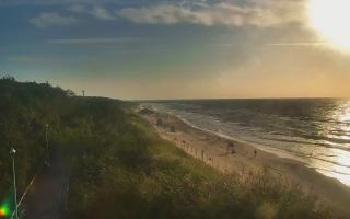 Dziwnów plaża - zachód - 08-07-2026 17:45