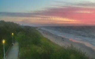 Dziwnów plaża - zachód - 08-07-2026 19:46