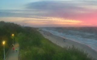 Dziwnów plaża - zachód - 08-07-2026 19:54