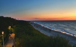 Dziwnów plaża - zachód - 21-07-2026 19:50