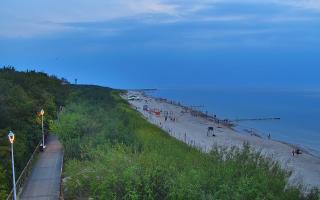 Dziwnów plaża - zachód - 30-07-2026 19:07
