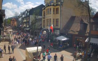 Zakopane - widok na Krupówki śro - 03-05-2025 11:18