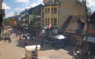 Zakopane - widok na Krupówki śro - 03-05-2025 11:28