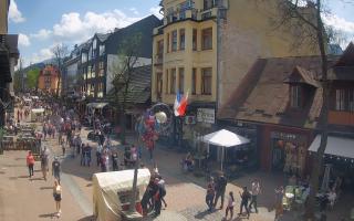 Zakopane - widok na Krupówki śro - 03-05-2025 11:36