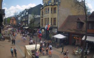 Zakopane - widok na Krupówki śro - 03-05-2025 11:40