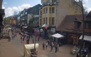 Zakopane - widok na Krupówki śro - 03-05-2025 11:42