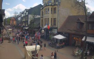 Zakopane - widok na Krupówki śro - 03-05-2025 11:46