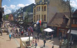 Zakopane - widok na Krupówki śro - 03-05-2025 11:50