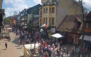 Zakopane - widok na Krupówki śro - 03-05-2025 11:56