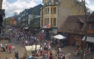 Zakopane - widok na Krupówki śro - 03-05-2025 12:21