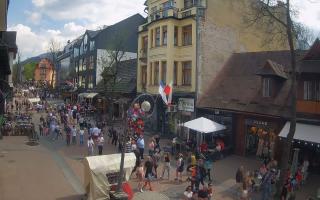 Zakopane - widok na Krupówki śro - 03-05-2025 12:29