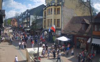 Zakopane - widok na Krupówki śro - 03-05-2025 12:33
