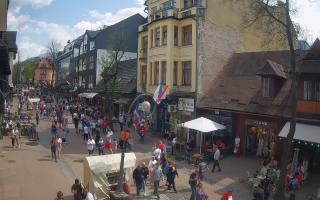 Zakopane - widok na Krupówki śro - 03-05-2025 12:37