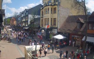 Zakopane - widok na Krupówki śro - 03-05-2025 12:39