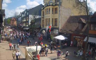Zakopane - widok na Krupówki śro - 03-05-2025 12:43