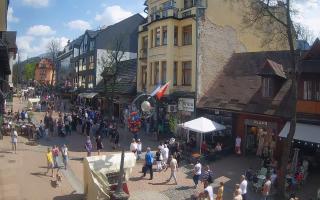 Zakopane - widok na Krupówki śro - 03-05-2025 12:47