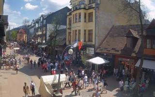 Zakopane - widok na Krupówki śro - 03-05-2025 12:05