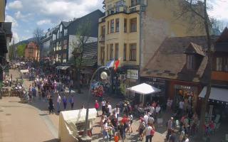 Zakopane - widok na Krupówki śro - 03-05-2025 12:09