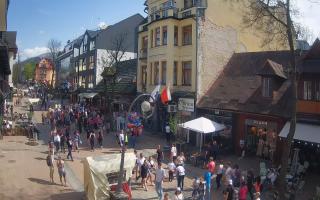 Zakopane - widok na Krupówki śro - 03-05-2025 13:12