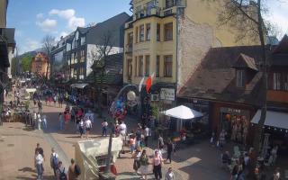 Zakopane - widok na Krupówki śro - 03-05-2025 13:02