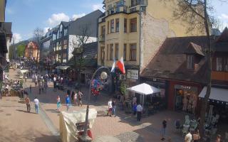 Zakopane - widok na Krupówki śro - 03-05-2025 13:20