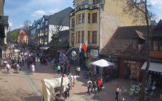 Zakopane - widok na Krupówki śro - 03-05-2025 13:30