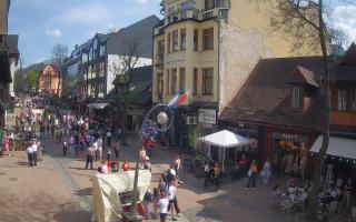 Zakopane - widok na Krupówki śro - 03-05-2025 13:34