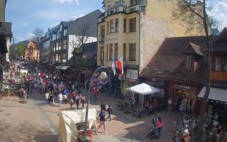Zakopane - widok na Krupówki śro - 03-05-2025 13:36