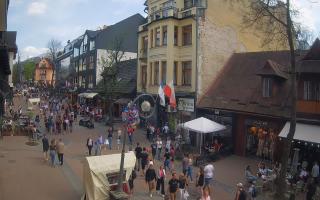 Zakopane - widok na Krupówki śro - 03-05-2025 13:40