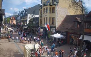 Zakopane - widok na Krupówki śro - 03-05-2025 13:45