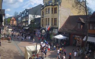 Zakopane - widok na Krupówki śro - 03-05-2025 13:49