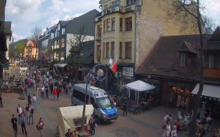 Zakopane - widok na Krupówki śro - 03-05-2025 13:51