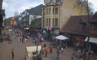 Zakopane - widok na Krupówki śro - 03-05-2025 13:55