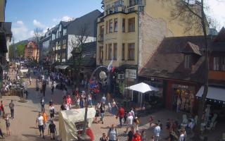 Zakopane - widok na Krupówki śro - 03-05-2025 13:06