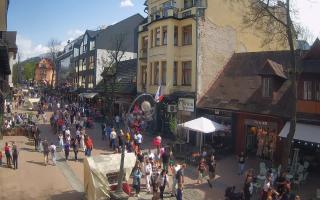 Zakopane - widok na Krupówki śro - 03-05-2025 13:08