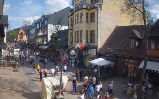 Zakopane - widok na Krupówki śro - 03-05-2025 14:09