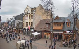 Zakopane - widok na Krupówki śro - 01-05-2026 14:44