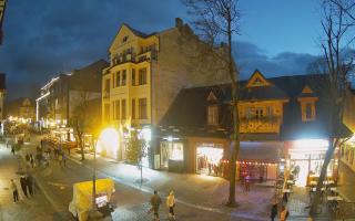 Zakopane - widok na Krupówki śro - 26-10-2026 16:01