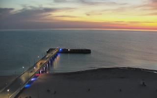 Kołobrzeg molo Hotel Bałtyk - 28-06-2026 01:25