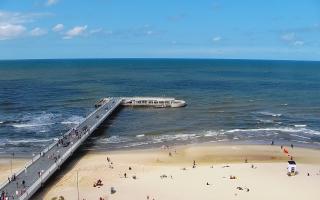 Kołobrzeg molo Hotel Bałtyk - 04-07-2026 13:01