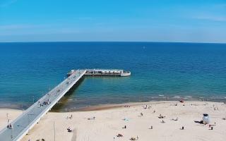 Kołobrzeg molo Hotel Bałtyk - 16-07-2026 07:47