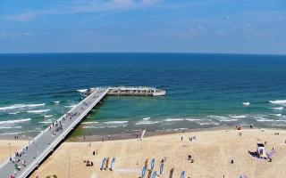 Kołobrzeg molo Hotel Bałtyk - 18-07-2026 09:44