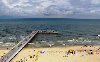 Kołobrzeg molo Hotel Bałtyk - 22-07-2026 09:28